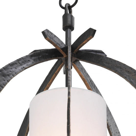 Pendul din Metal  si Bronz Alb H72xD44cm Luciano Eichholtz