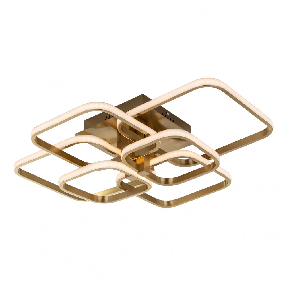 Plafoniera din Aluminiu Auriu L69xH16cm Cailey Richmond Interiors