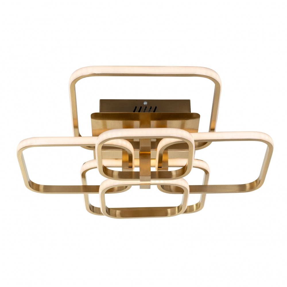 Plafoniera din Aluminiu Auriu L69xH16cm Cailey Richmond Interiors
