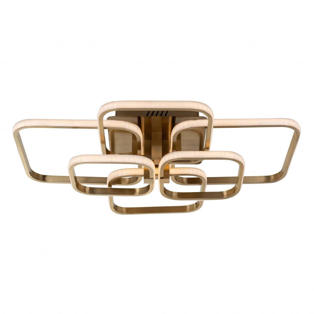 Plafoniera din Aluminiu Auriu L69xH16cm Cailey Richmond Interiors