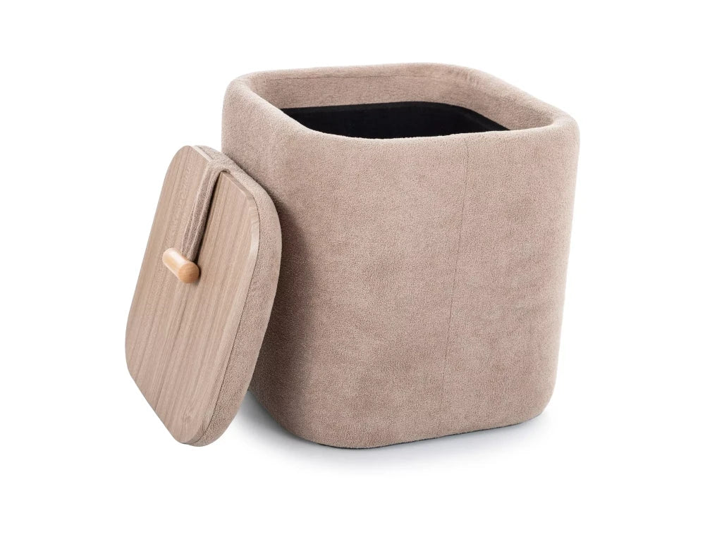 Taburet cu depozitare NAP Bej inchis L41cm x A39cm x H40cm