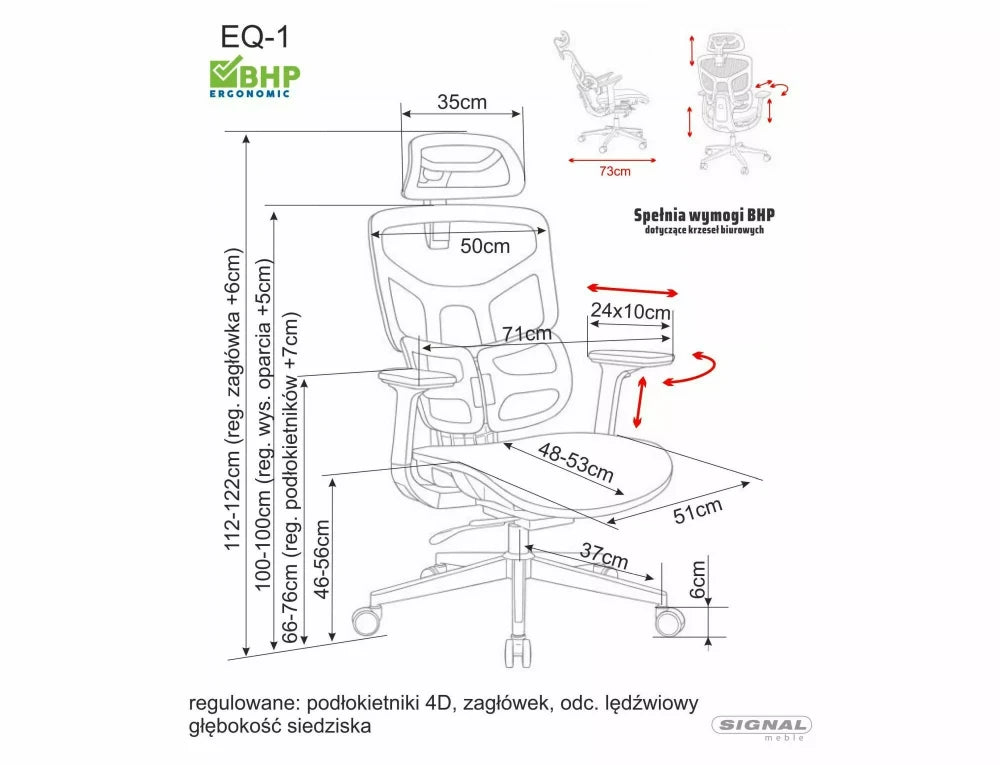 Scaun de birou din Plasa Negru si Metal Argintiu H112-122xL51xA53cm EQ-1