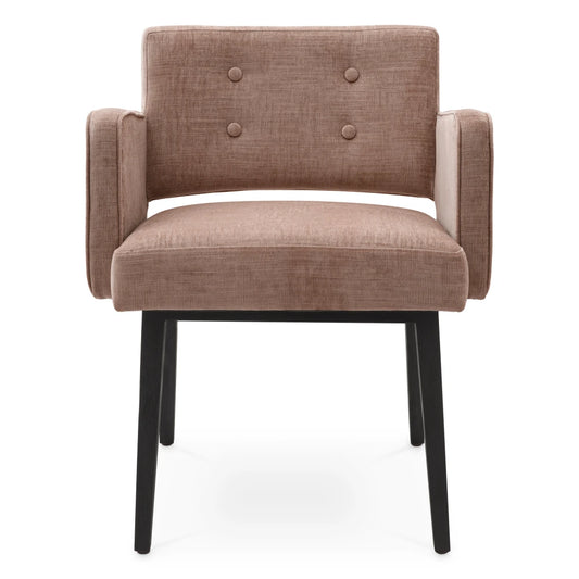 Scaun tapitat cu Stofa Roz L61xA62xH75cm Locarno Eichholtz