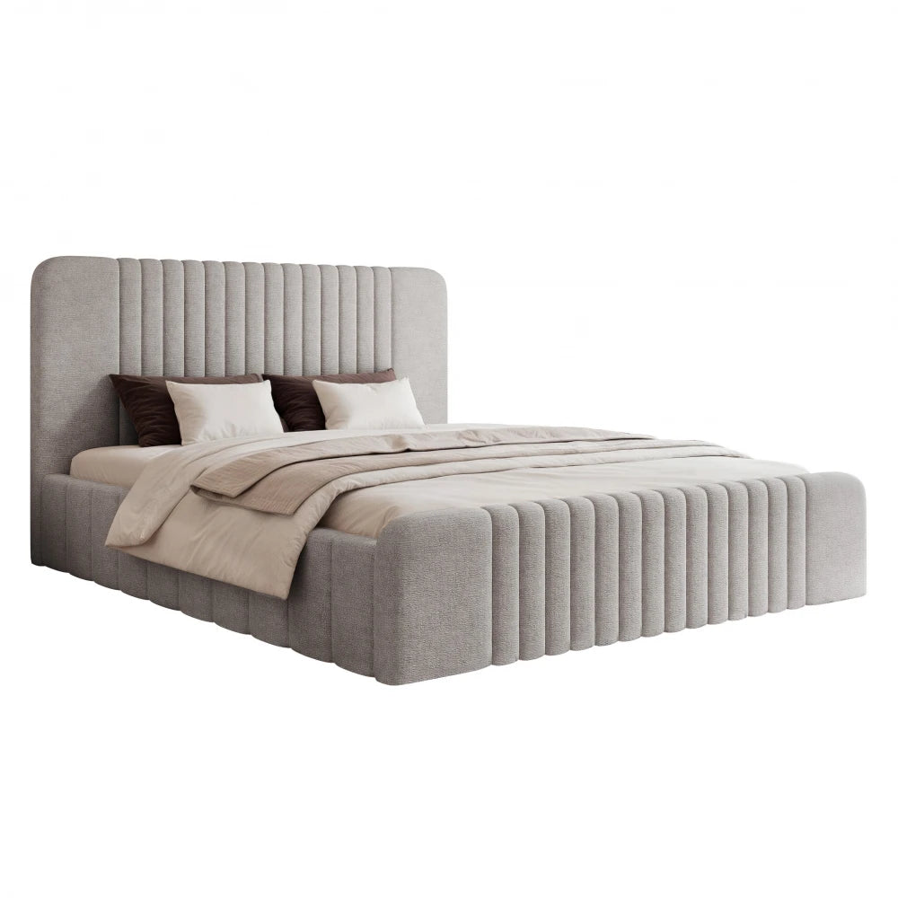 Pat 140 x 200 tapitat cu Chenille Perfect harmony Gri Polema
