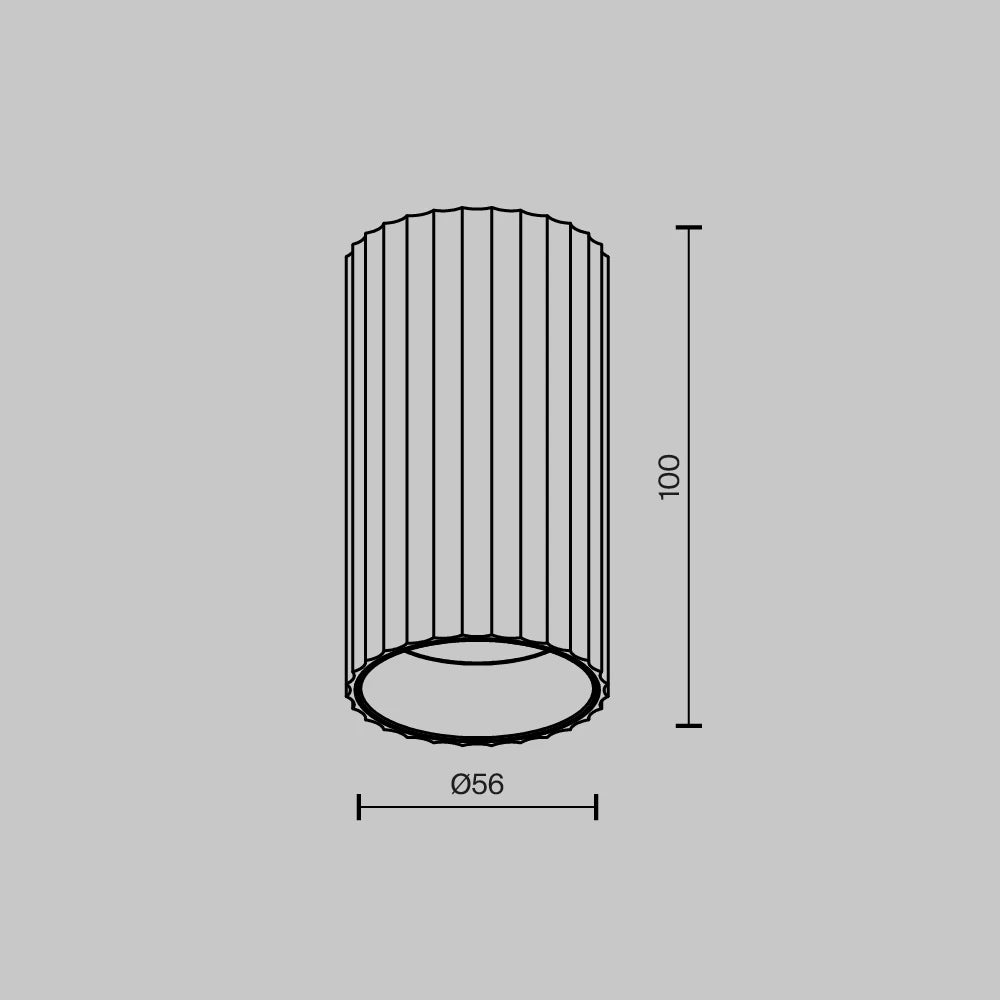 Spot aplicat din Aluminiu Alama H10xD5.6cm Calipso