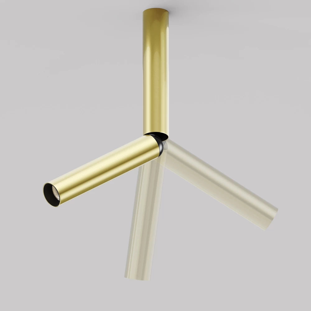 Spot aplicat din Aluminiu Alama H30.6xD3cm Focus T