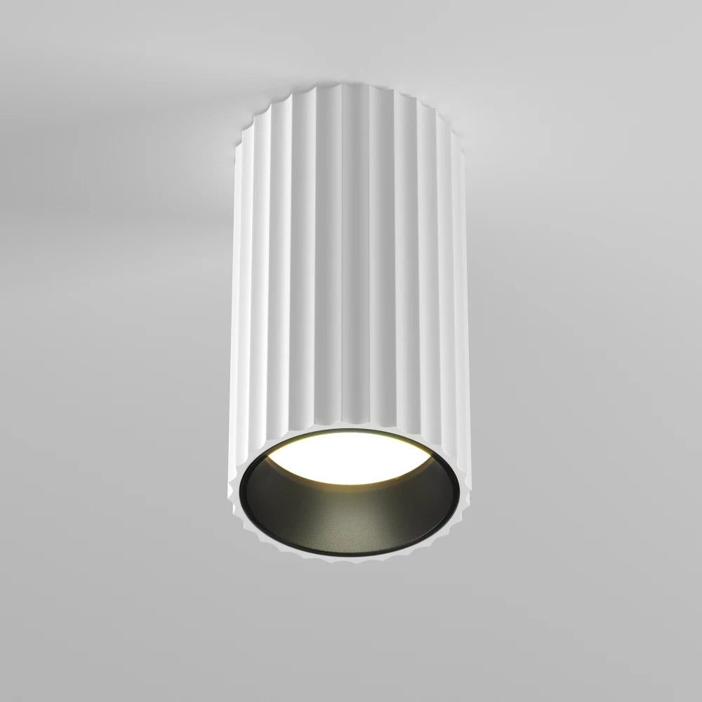 Spot aplicat din Aluminiu Alb H10xD5.6cm Calipso