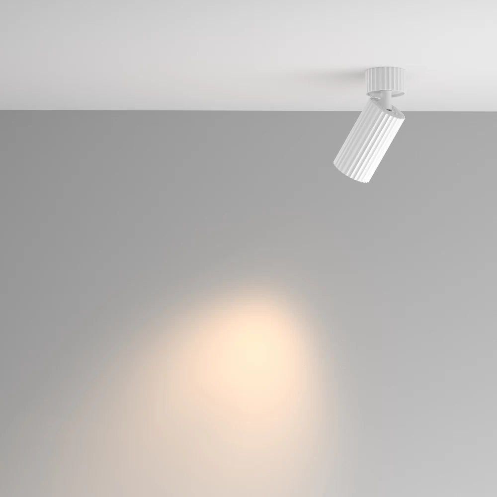 Spot aplicat din Aluminiu Alb H13.7xD5.6cm Calipso