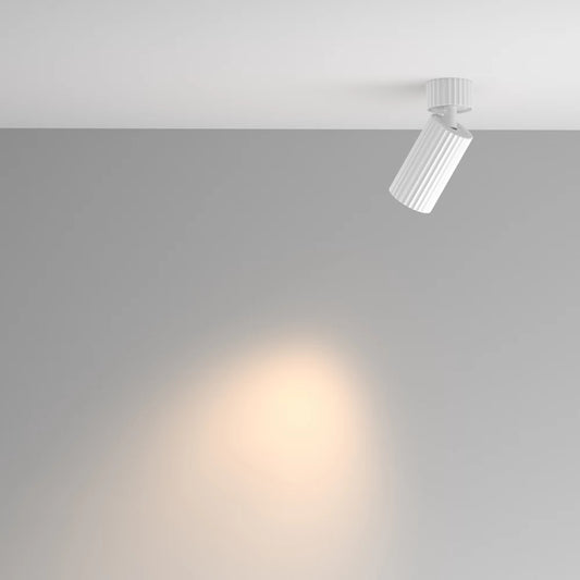 Spot aplicat din Aluminiu Alb H13.7xD5.6cm Calipso