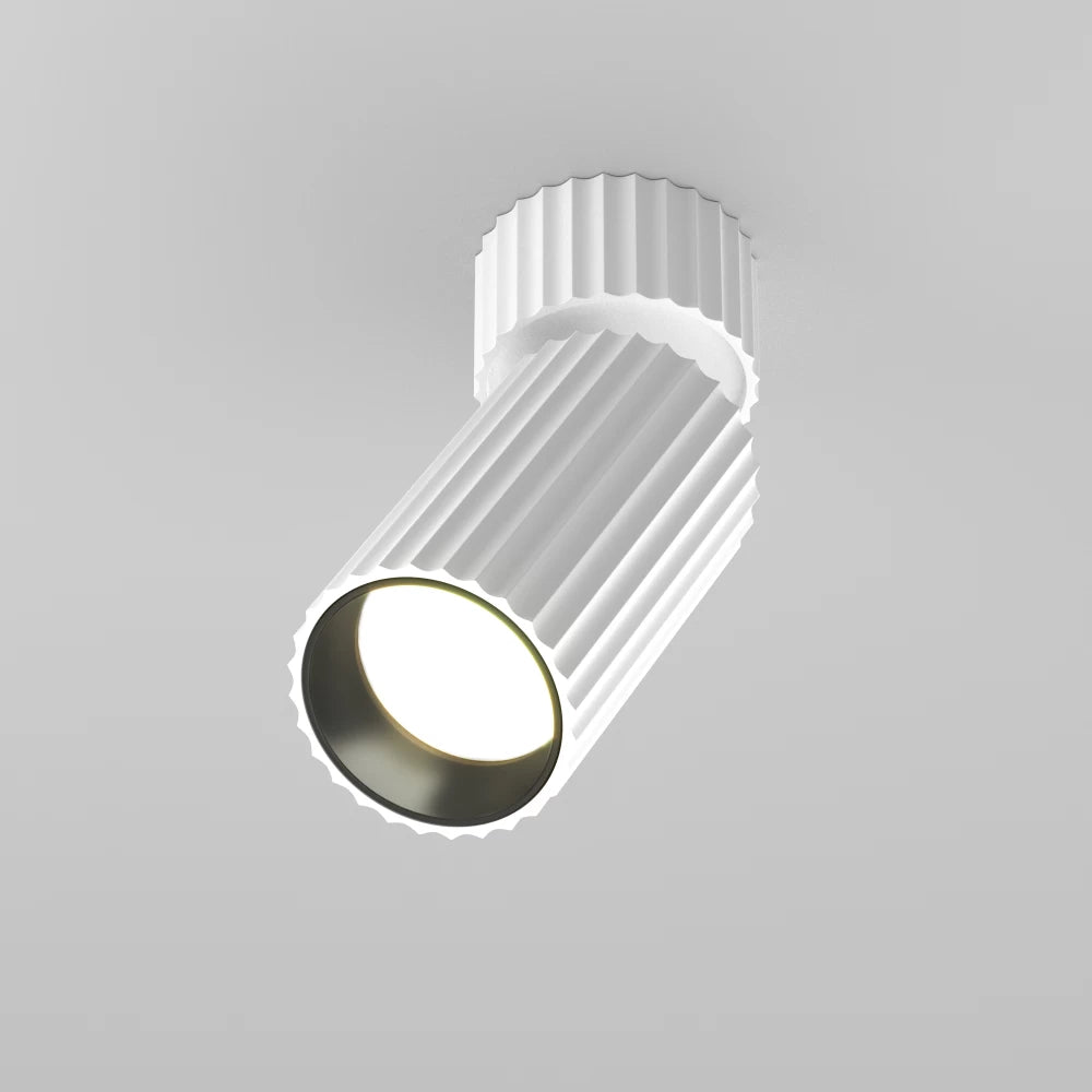 Spot aplicat din Aluminiu Alb H13.7xD5.6cm Calipso