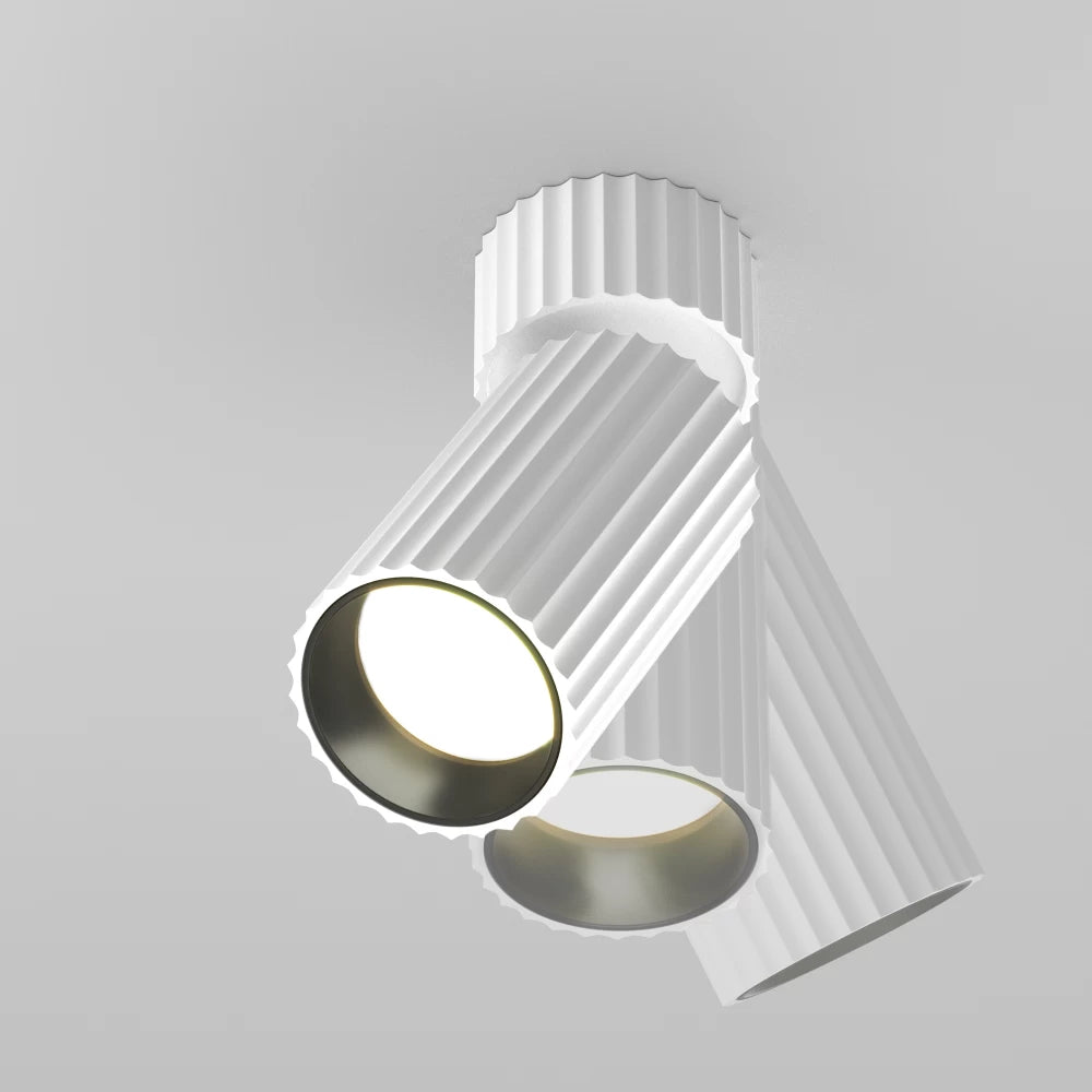 Spot aplicat din Aluminiu Alb H13.7xD5.6cm Calipso