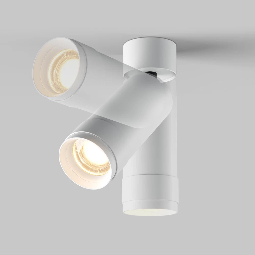Spot aplicat din Aluminiu Alb H16.4xD5.2cm Focus Zoom