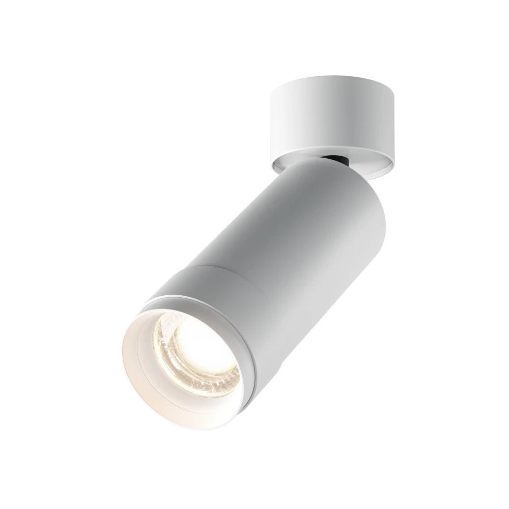 Spot aplicat din Aluminiu Alb H16.4xD5.2cm Focus Zoom