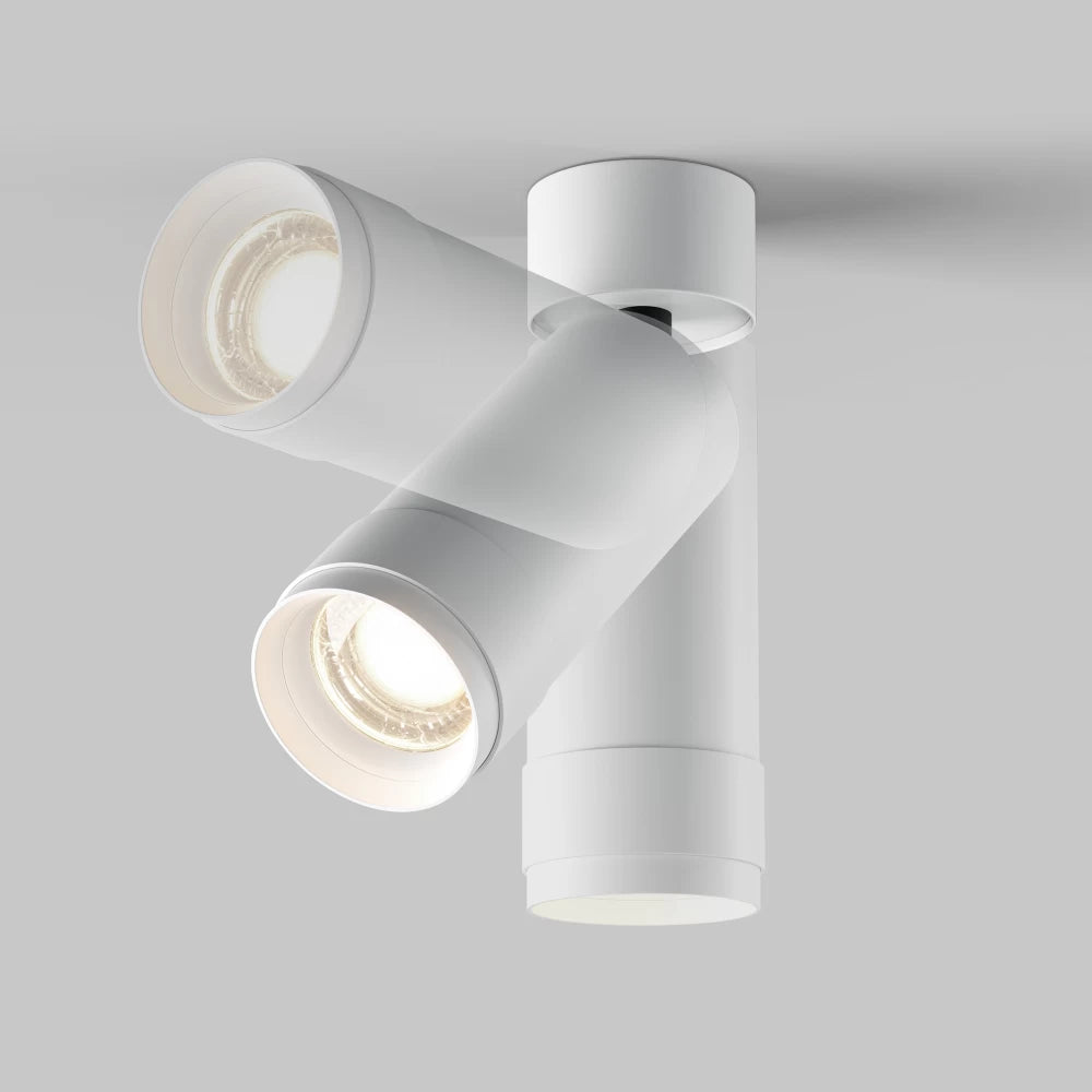 Spot aplicat din Aluminiu Alb H16.4xD5.2cm Focus Zoom