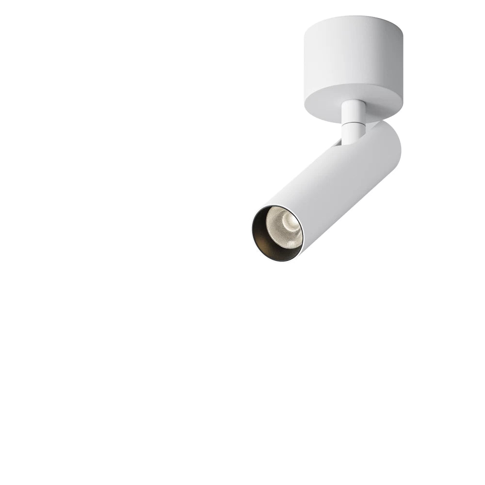 Spot aplicat din Aluminiu Alb H16.6xD3cm Focus T