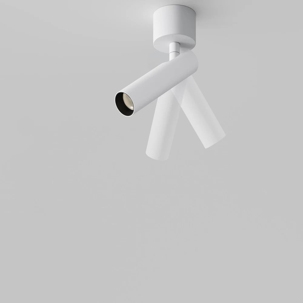 Spot aplicat din Aluminiu Alb H16.6xD3cm Focus T