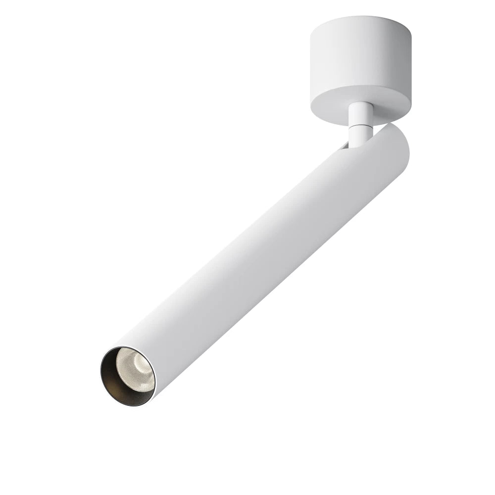 Spot aplicat din Aluminiu Alb H34.1xD3cm Focus T