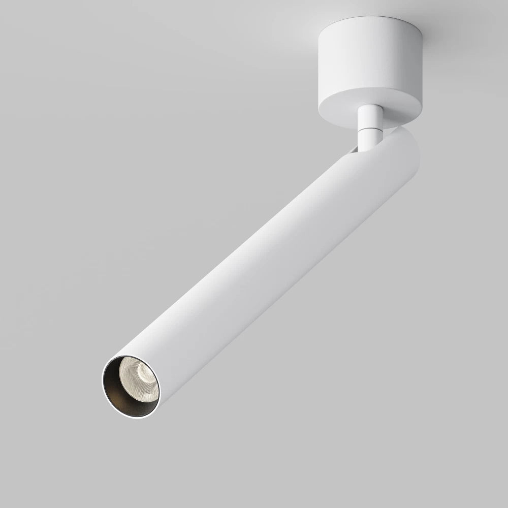 Spot aplicat din Aluminiu Alb H34.1xD3cm Focus T