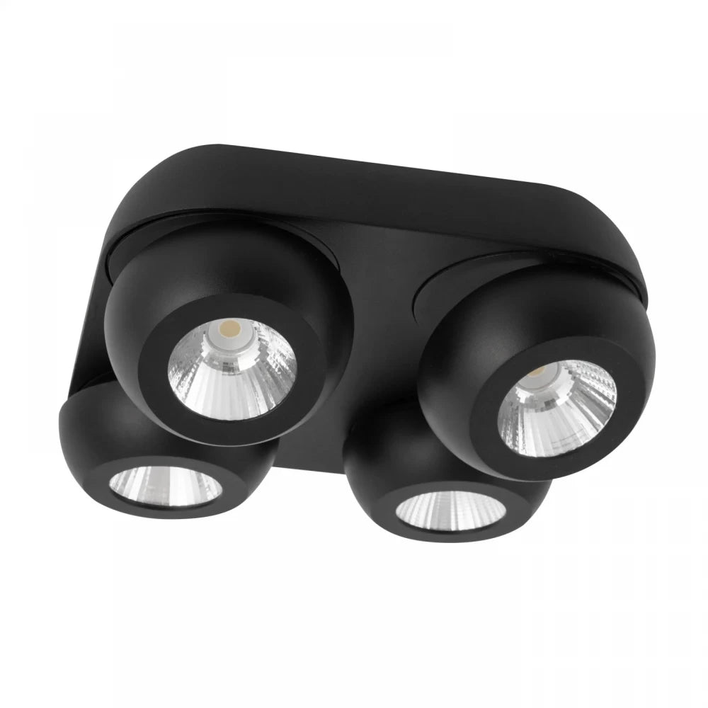 Plafoniera din Aluminiu Alb H9xL25cm IP20 20W 1600lm 3000k GON