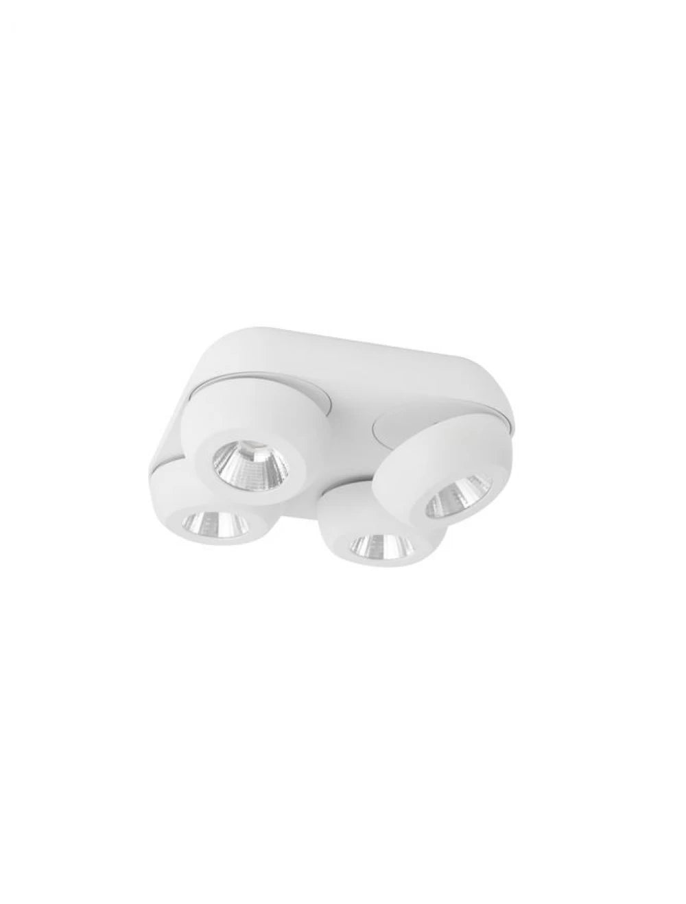 Plafoniera din Aluminiu Alb H9xL25cm IP20 20W 1600lm 3000k GON