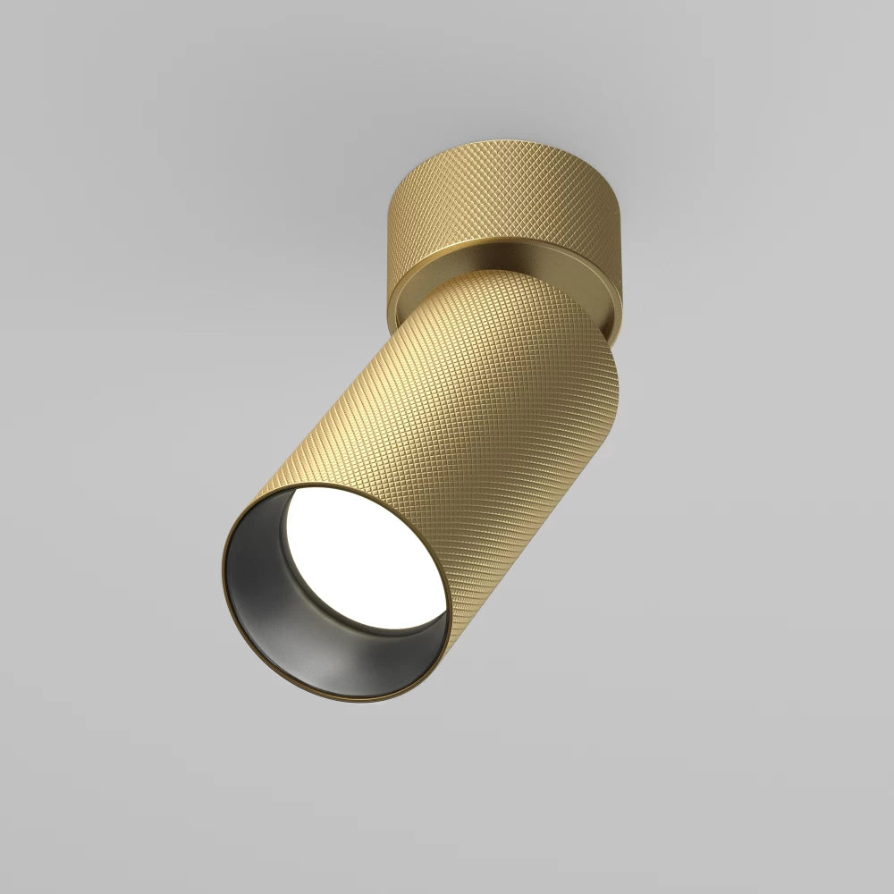 Spot aplicat din Aluminiu Auriu mat H14.6xD5.4cm Artisan