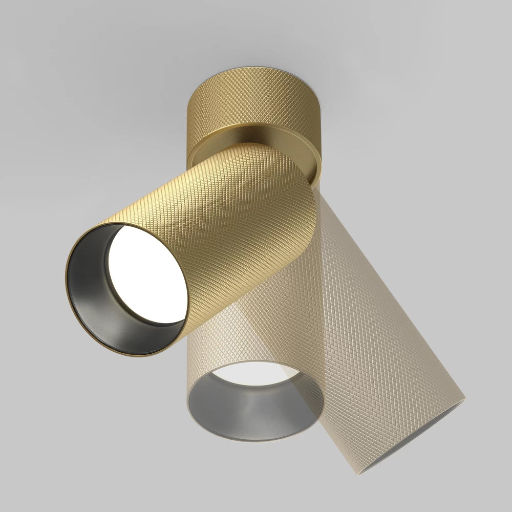 Spot aplicat din Aluminiu Auriu mat H14.6xD5.4cm Artisan