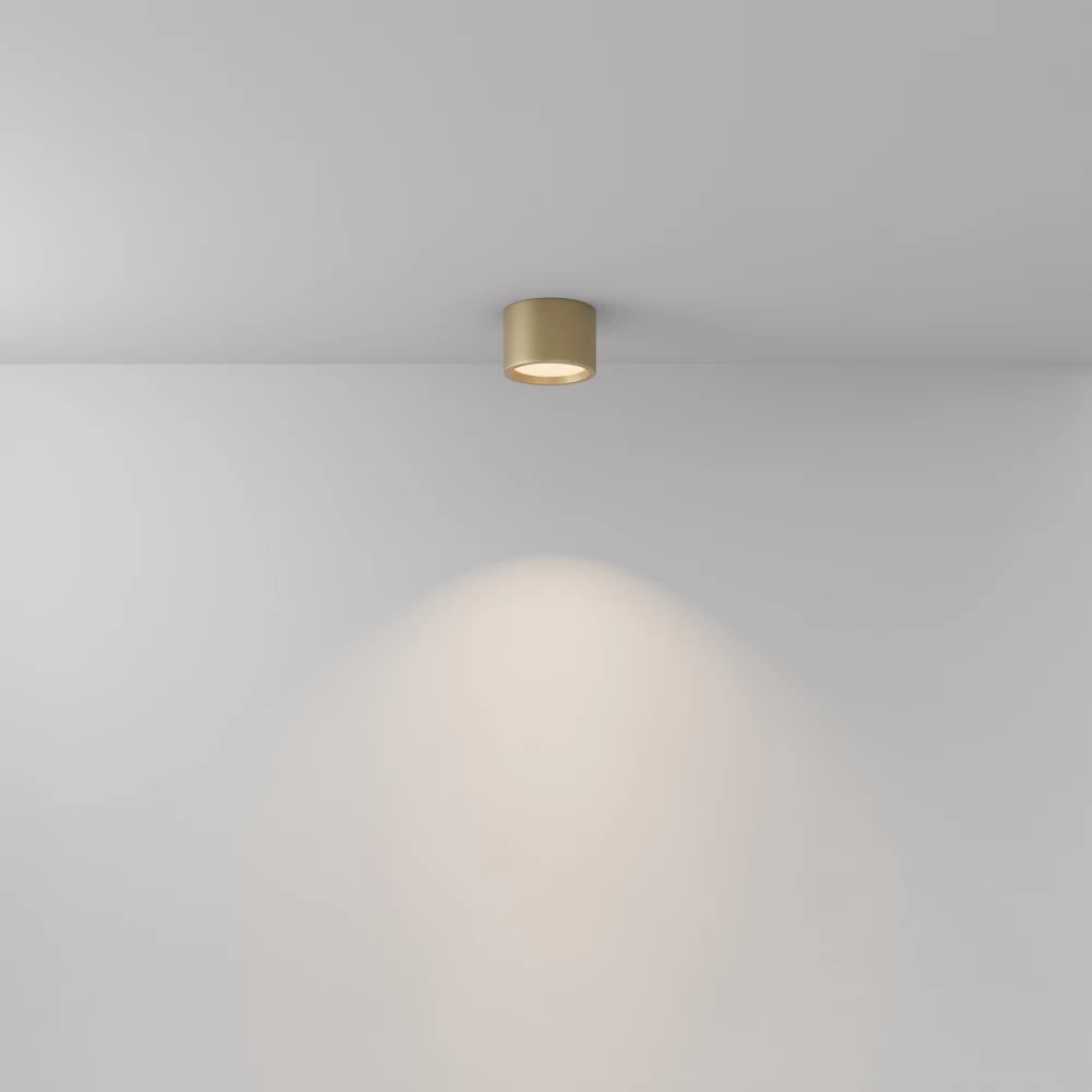 Spot aplicat din Aluminiu Auriu mat H7xD10.5cm Hydra