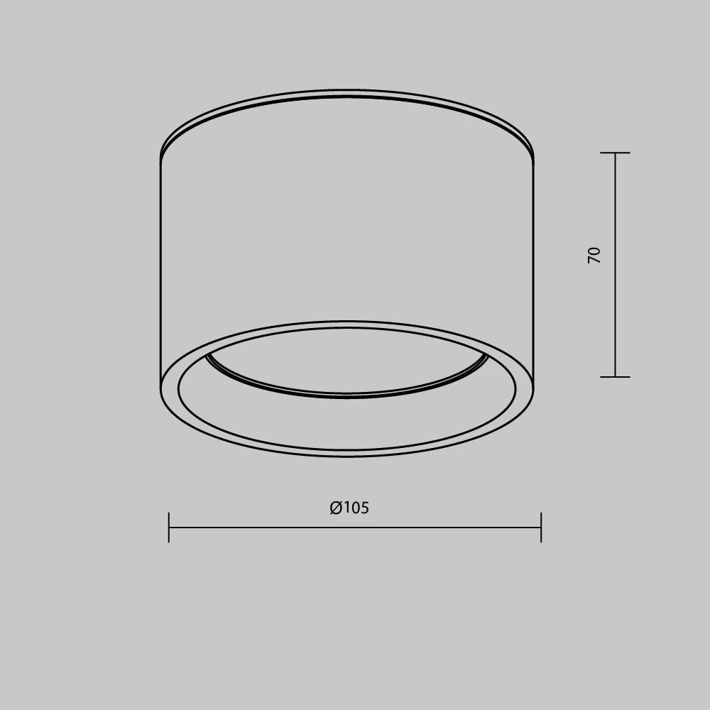 Spot aplicat din Aluminiu Auriu mat H7xD10.5cm Hydra