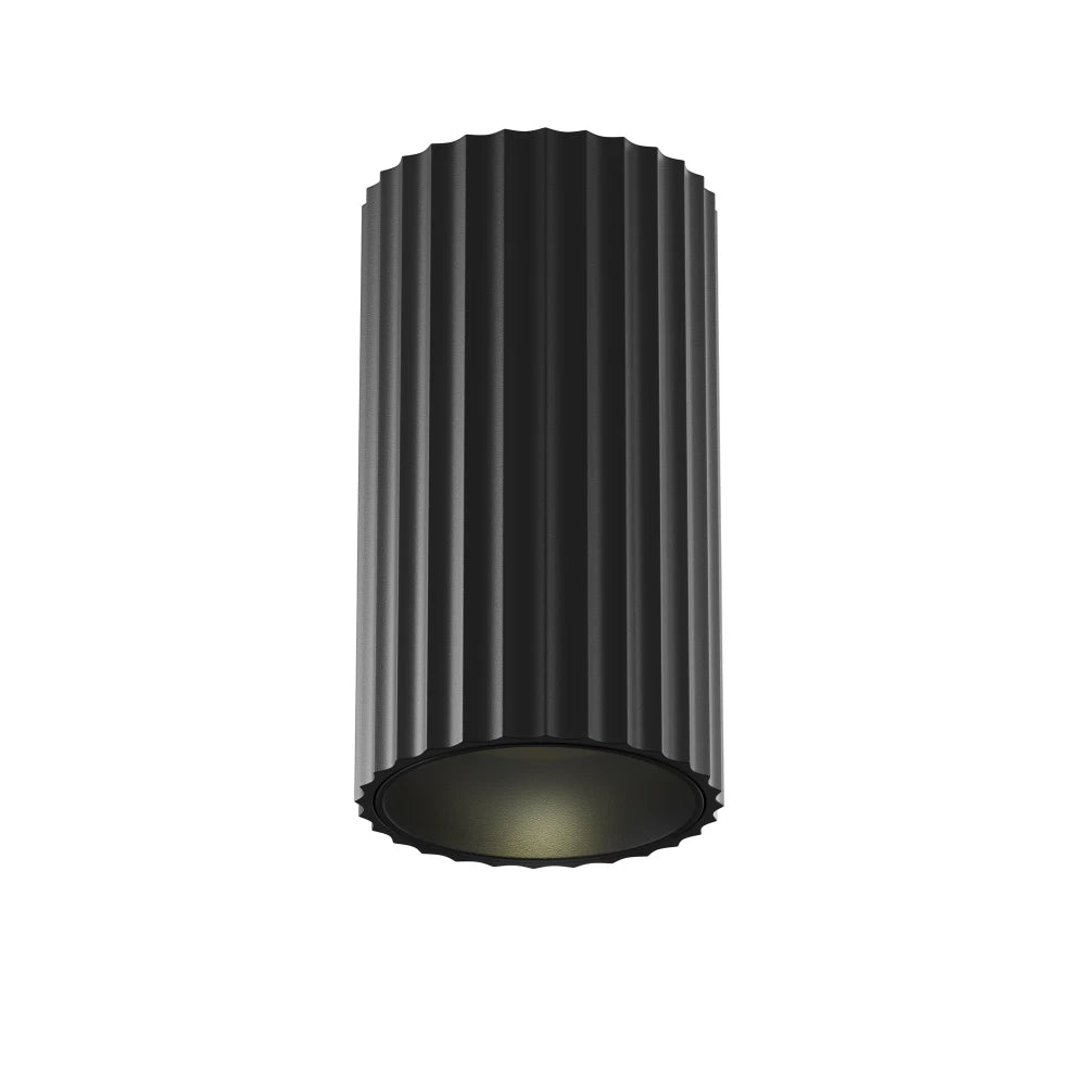 Spot aplicat din Aluminiu Negru H10xD5.6cm Calipso
