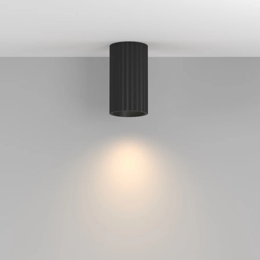 Spot aplicat din Aluminiu Negru H10xD5.6cm Calipso
