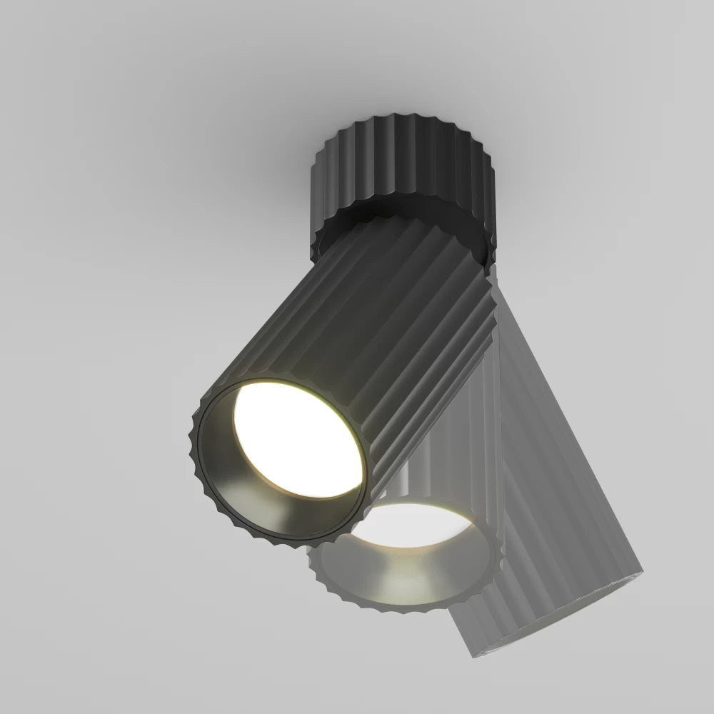 Spot aplicat din Aluminiu Negru H13.7xD5.6cm Calipso