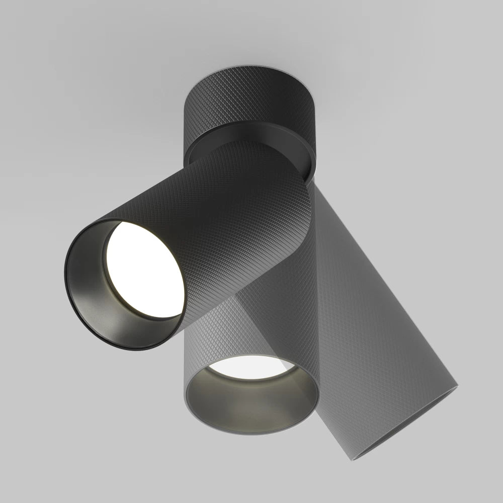 Spot aplicat din Aluminiu Negru H14.6xD5.4cm Artisan