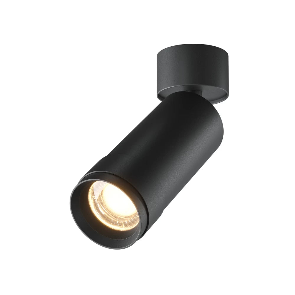 Spot aplicat din Aluminiu Negru H16.4xD5.2cm Focus Zoom