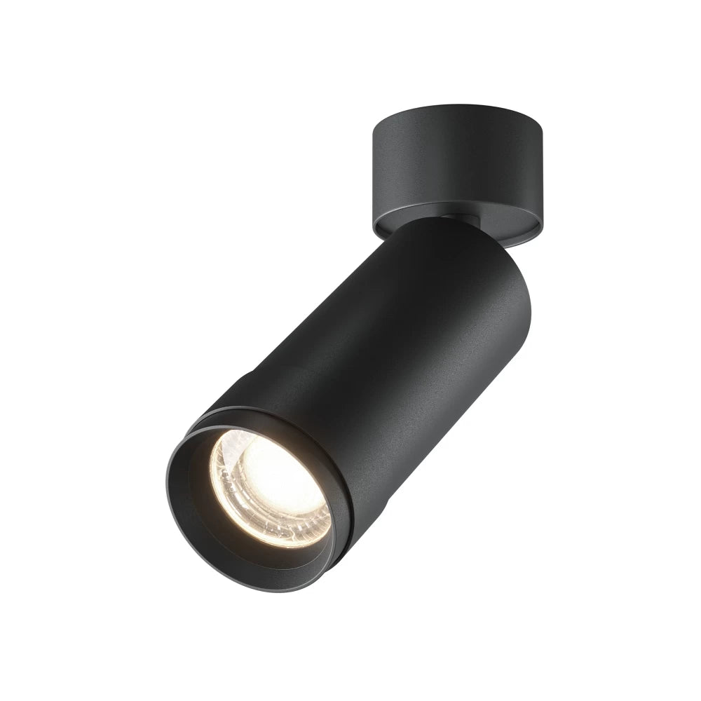 Spot aplicat din Aluminiu Negru H16.4xD5.2cm Focus Zoom