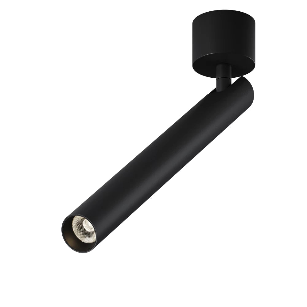 Spot aplicat din Aluminiu Negru H34.1xD3cm Focus T