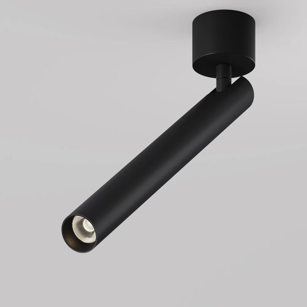 Spot aplicat din Aluminiu Negru H34.1xD3cm Focus T