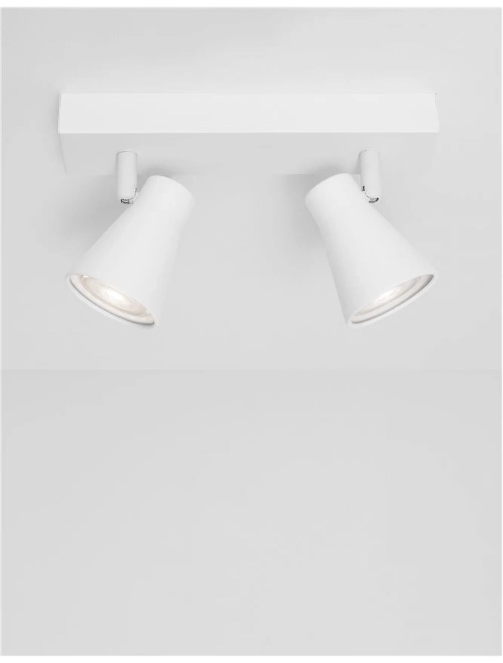 Plafoniera din Metal Alb H15xL24.5cm IP20 DUBLIN