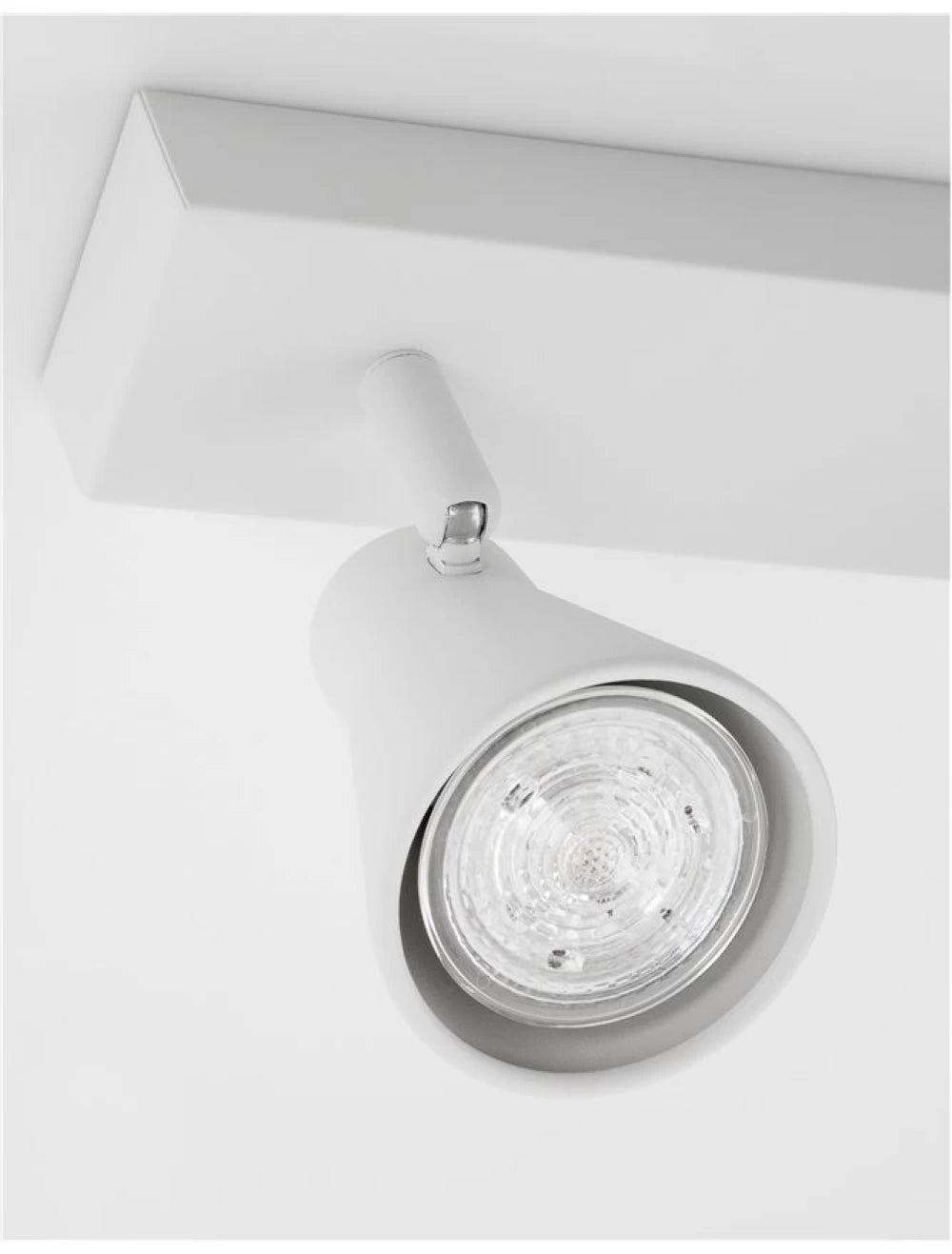 Plafoniera din Metal Alb H15xL24.5cm IP20 DUBLIN