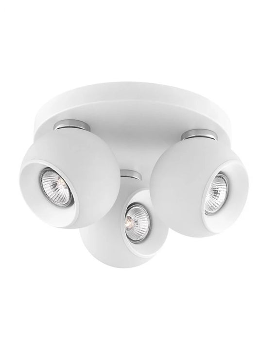 Plafoniera cu spoturi din Metal Alb H15xL25cm IP20 TORE