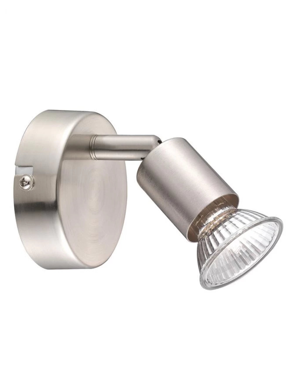Aplica de perete din Metal Argintiu H10.9xL8cm IP20 BASE