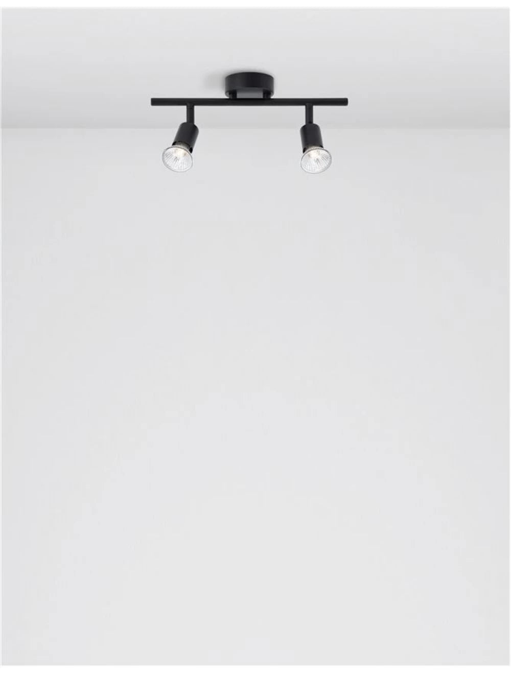 Plafoniera din Metal Negru H10.9xL31cm IP20 LUP