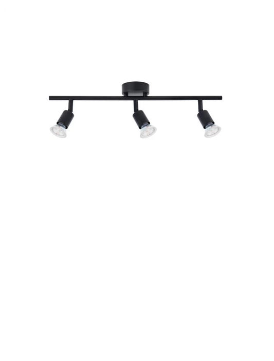 Plafoniera din Metal Negru H10.9xL49cm IP20 LUP