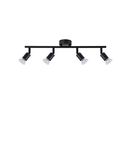 Plafoniera din Metal Negru H10.9xL51cm IP20 LUP