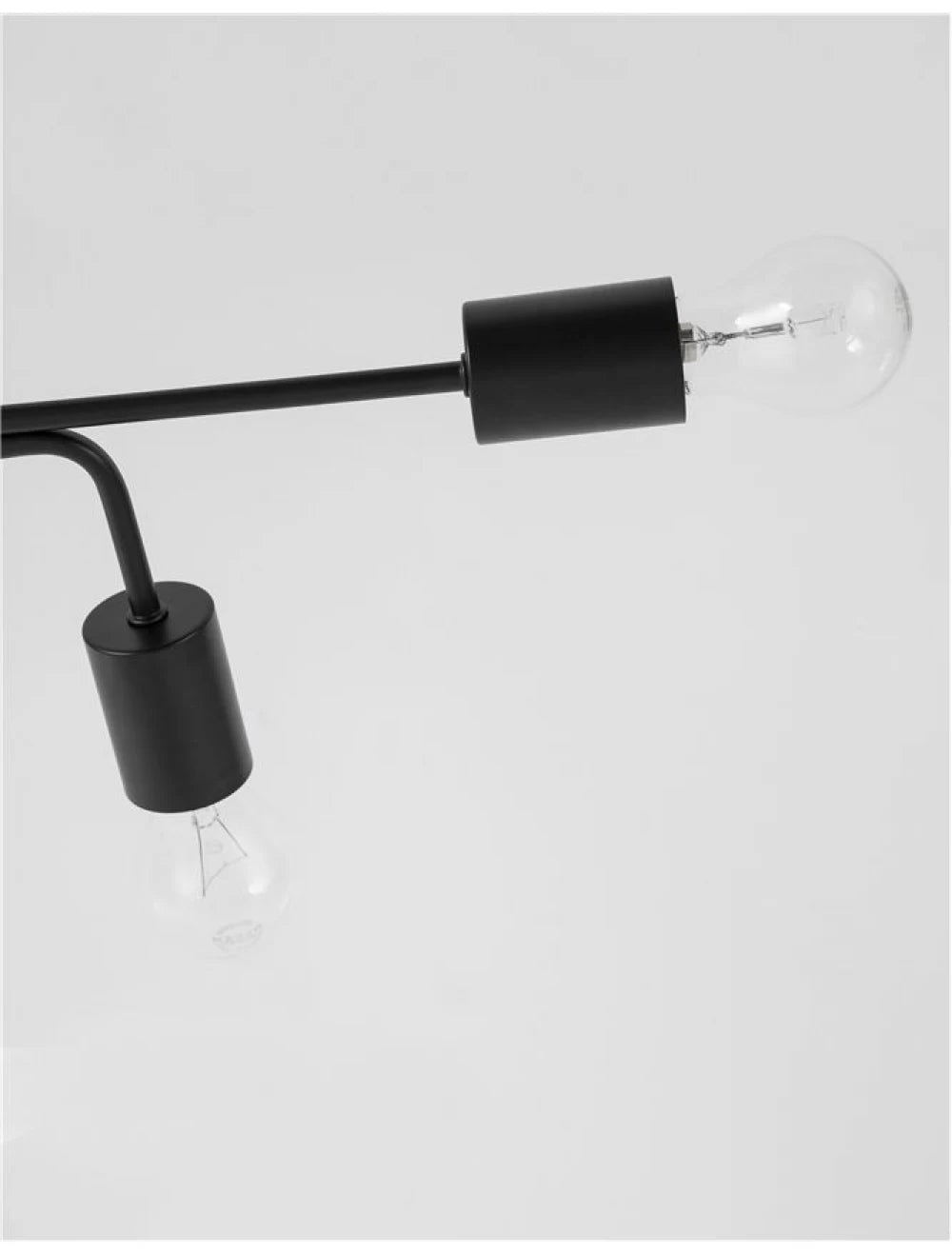 Plafoniera din Metal Negru H14.7xL86cm IP20 GRANSO