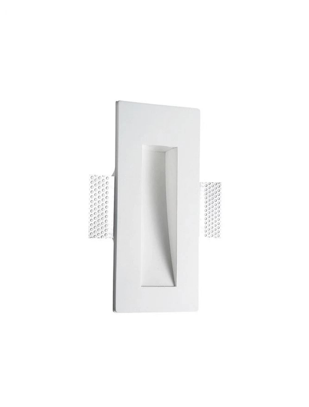 Spot incastrat pentru scari din Gips Alb H17xL8cm IP20 MR11 GU4 CIROCCO