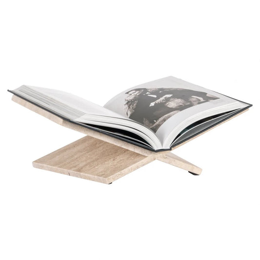 Stand pentru carte din Travertin Bej L48xH18cm Belice Richmond interiors