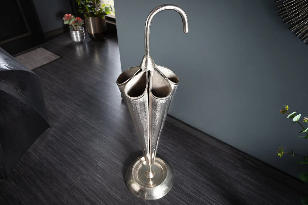 Suport umbrele din Aluminiu Argintiu H91xL27cm Umbrella