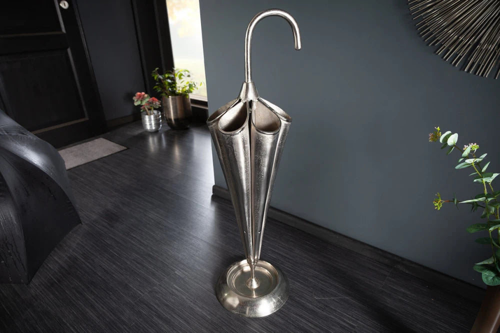 Suport umbrele din Aluminiu Argintiu H91xL27cm Umbrella