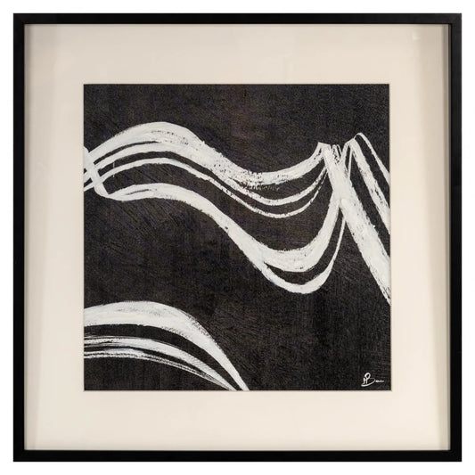 Tablou din  Negru/Alb L80xH80cm Jozy Richmond interiors
