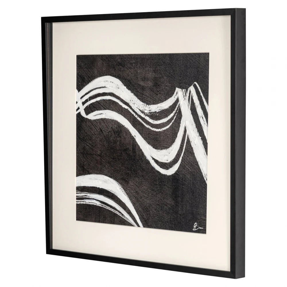 Tablou din  Negru/Alb L80xH80cm Jozy Richmond interiors
